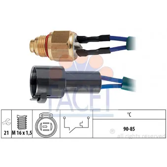 FACET 7.5094 - Interrupteur de température, ventilateur de radiateur