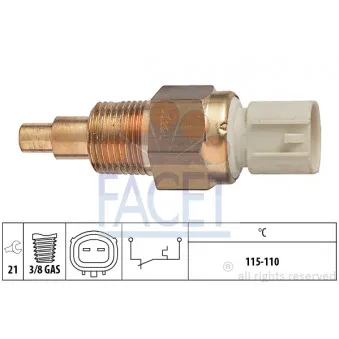 FACET 7.5228 - Interrupteur de température, ventilateur de radiateur