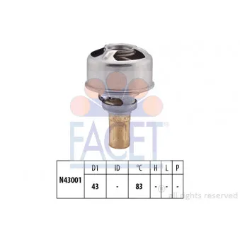 Thermostat d'eau FACET OEM 30305