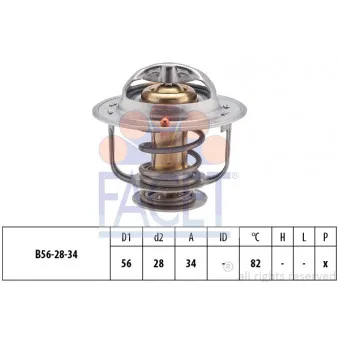 Thermostat d'eau FACET OEM 05415