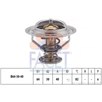 Thermostat d'eau FACET OEM 20SKV043