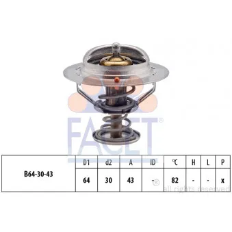 Thermostat d'eau FACET OEM 19301rfw305