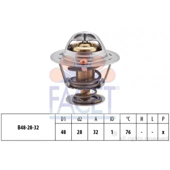Thermostat d'eau FACET OEM 05421