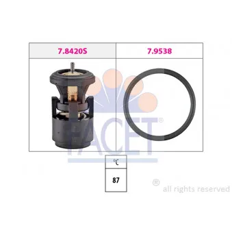 Thermostat d'eau FACET OEM F2375