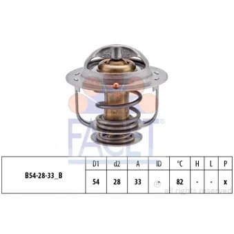 Thermostat d'eau FACET OEM CT5273