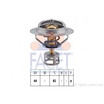 Thermostat d'eau FACET OEM V38-99-0005