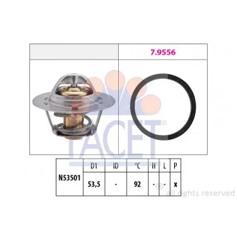 Thermostat d'eau FACET OEM V25-99-1704