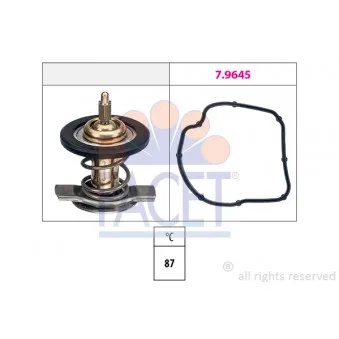 Thermostat d'eau FACET OEM 4006135