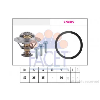 Thermostat d'eau FACET OEM V95-99-0011