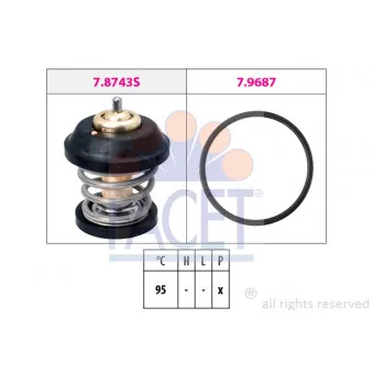 Thermostat d'eau FACET OEM 94758