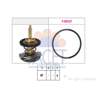 Thermostat d'eau FACET OEM 20SKV049