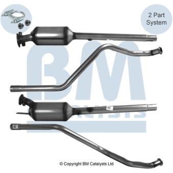 Filtre à particules / à suie, échappement BM CATALYSTS OEM 8200391215