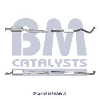 Filtre à particules / à suie, échappement BM CATALYSTS [BM11176H]
