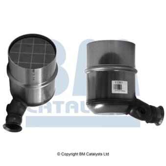 Filtre à particules / à suie, échappement BM CATALYSTS BM11351HP pour CITROEN JUMPY 1.6 HDi 90 8V - 90cv