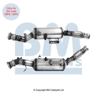 Filtre à particules / à suie, échappement BM CATALYSTS [BM11562H]