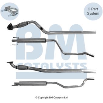Tuyau d'échappement BM CATALYSTS OEM 5852444
