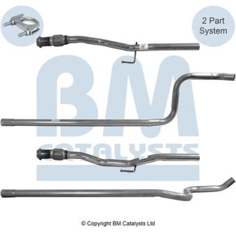 Tuyau d'échappement BM CATALYSTS OEM 1717SV