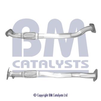 Tuyau d'échappement BM CATALYSTS BM50473 pour FIAT BRAVO 1.6 D Multijet - 105cv