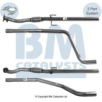 Tuyau d'échappement BM CATALYSTS OEM 51939608