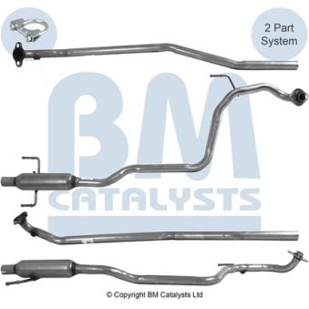 Tuyau d'échappement BM CATALYSTS OEM 1741040114