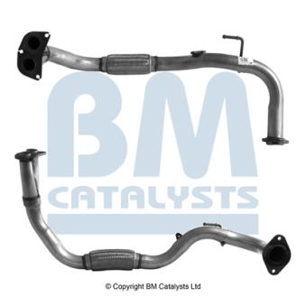 Tuyau d'échappement BM CATALYSTS OEM 174107A070