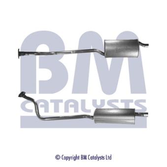 Tuyau d'échappement BM CATALYSTS OEM 1705NS