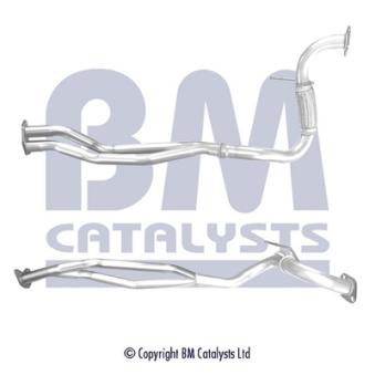 Tuyau d'échappement BM CATALYSTS BM70641 pour FORD TRANSIT 2.5 DI - 69cv