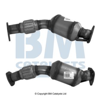 Catalyseur BM CATALYSTS BM80021H pour BMW Série 3 1.9 TDI - 110cv