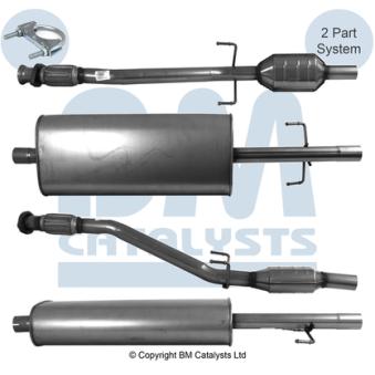 Catalyseur BM CATALYSTS BM80098H pour MERCEDES-BENZ SPRINTER 410 D - 102cv