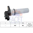 FACET 9.0537 - Capteur de vitesse de roue, boîte automatique