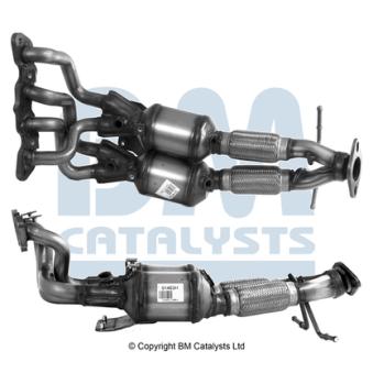 Catalyseur BM CATALYSTS BM91483H pour FORD RANGER 1.6 Ti - 110cv