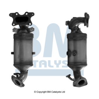 Catalyseur BM CATALYSTS BM92118H pour HONDA CIVIC 1.8 - 141cv