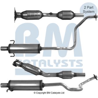 Catalyseur BM CATALYSTS OEM 1741021490