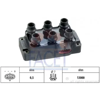 Bobine d'allumage FACET OEM ZZL018100