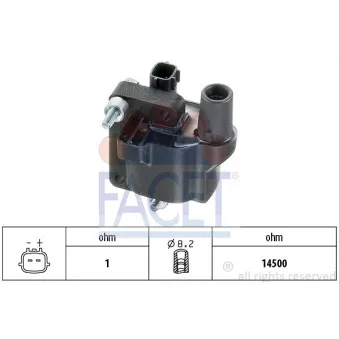 Bobine d'allumage FACET OEM 224331E400