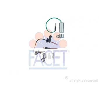 Kit de réparation, distributeur d'allumage FACET OEM 95610818 Kit de réparation, distributeur d'allumage FACET OEM 95610818