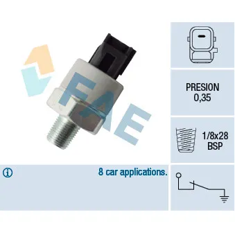 FAE 12549 - Indicateur de pression d'huile