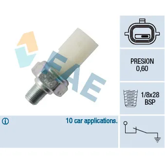 FAE 12699 - Indicateur de pression d'huile