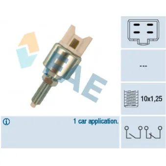 Interrupteur des feux de freins FAE OEM 36750SR3003