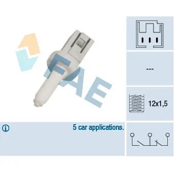 FAE 24650 - Interrupteur des feux de freins