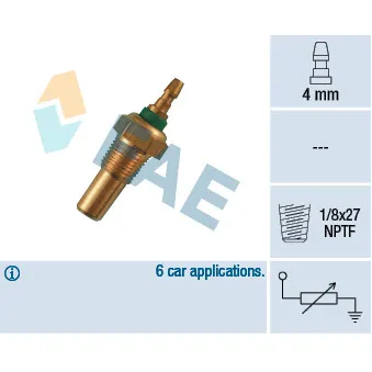 FAE 32470 - Sonde de température, liquide de refroidissement