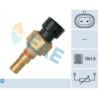 Sonde de température, liquide de refroidissement FAE 33330 pour OPEL INSIGNIA 2.0 Turbo 4x4 - 220cv
