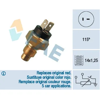 FAE 34030 - Sonde de température, liquide de refroidissement