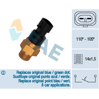FAE 36200 - Interrupteur de température, ventilateur de radiateur