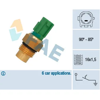 FAE 36711 - Interrupteur de température, ventilateur de radiateur