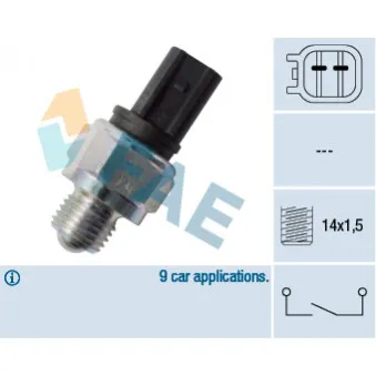 Contacteur, feu de recul FAE OEM 30684617