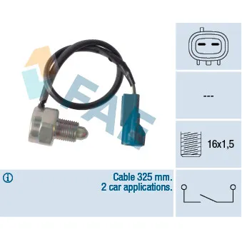Contacteur, feu de recul FAE [40841]