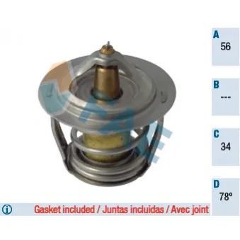 Thermostat d'eau FAE OEM 21200AA072