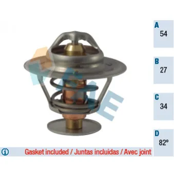Thermostat d'eau FAE OEM gts280