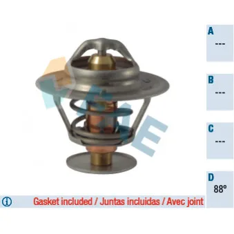 Thermostat d'eau FAE OEM 9194101